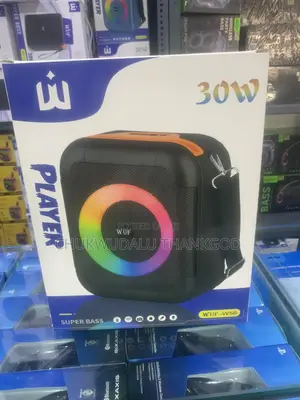 Wuf W56 30w Portable Wireless Bluetooth Speaker With Radio