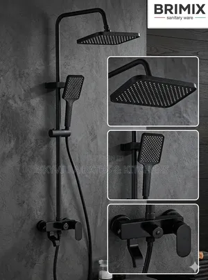 Brimix Matte Black Shower System