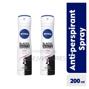 Nivea Black White Invisible Clear Anti-Perspirant Spray for Women