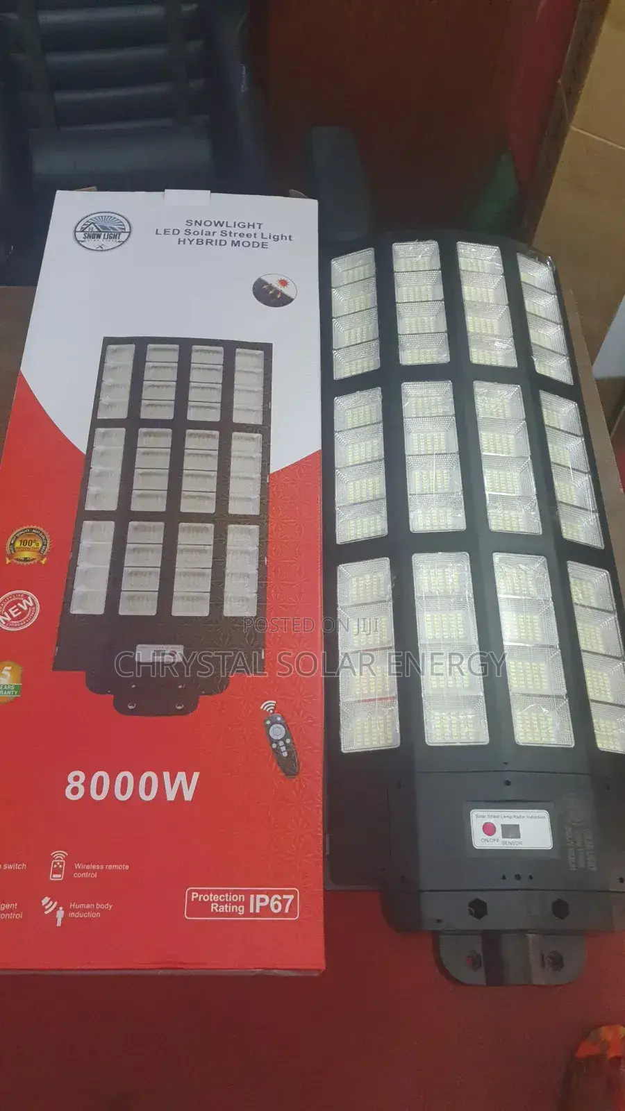 8000watts Solar Flood Light With Remote Control