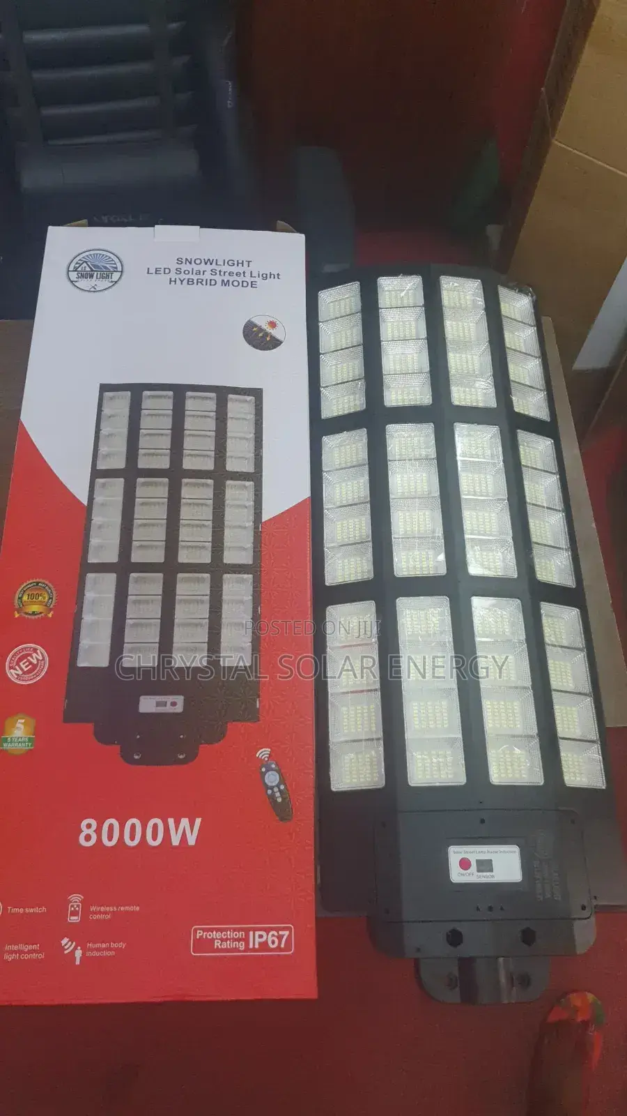 8000watts Solar Flood Light With Remote Control