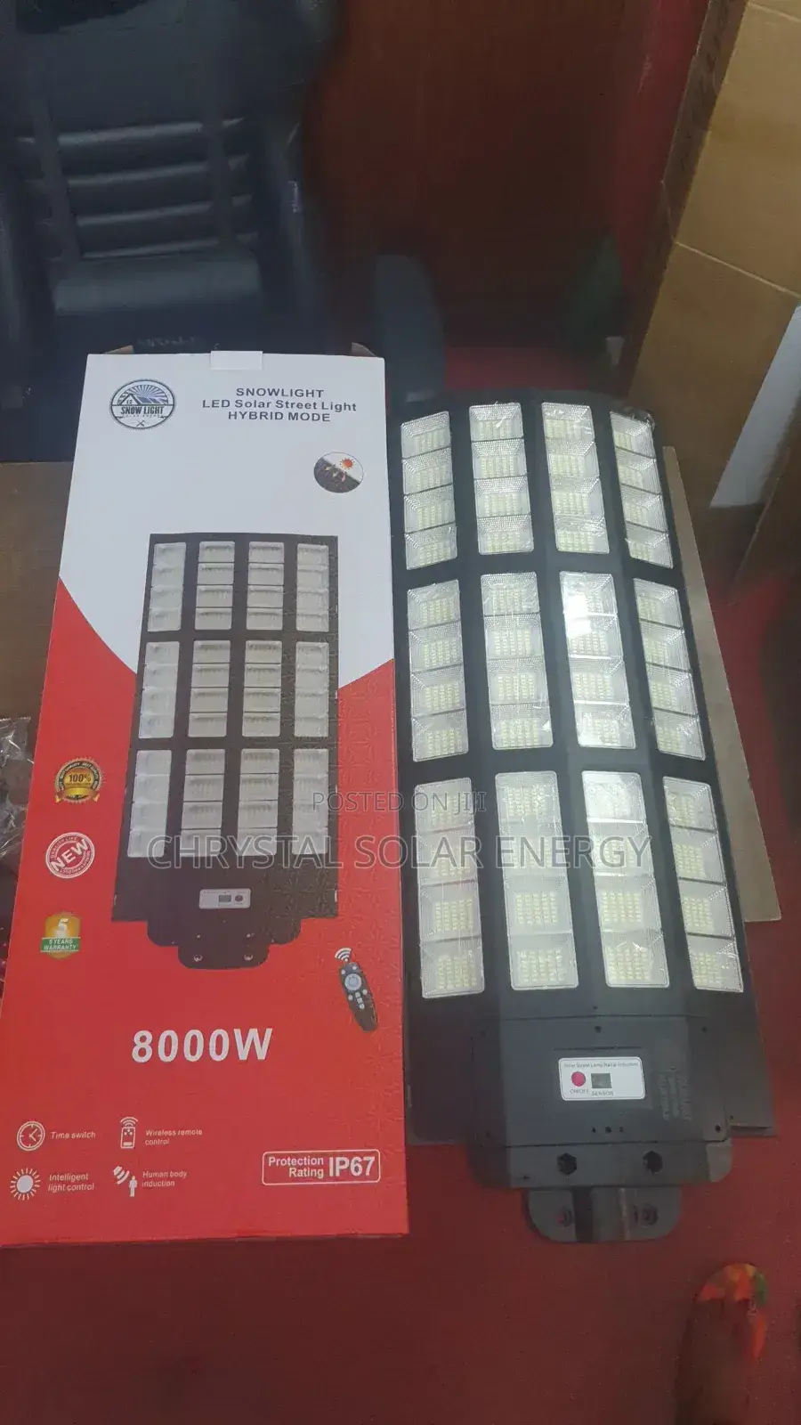 8000watts Solar Flood Light With Remote Control