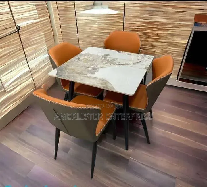Marble Top Dining Set