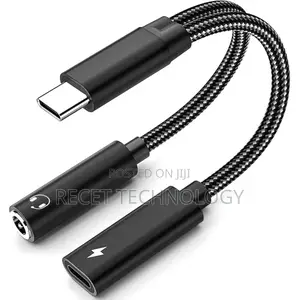 Usb C to 3.5mm Headphone and Charger Adapter