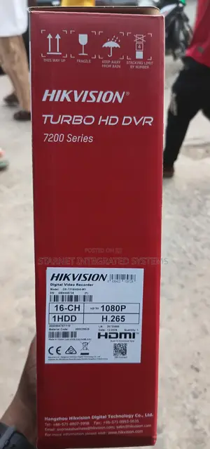Hikvision 16 Channel DVR 1080p H265 With Hdmi Lan for Remote View