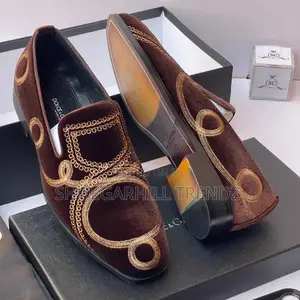 D G Premium Suede Loafers for Men – Luxury Design