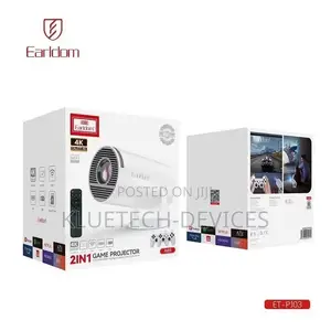 Earldom Pj03 Projector 2-in-1 Portable Gaming and Movie Projector.