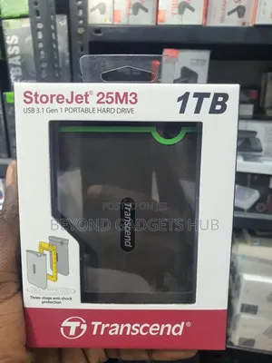 Transcend Storejet 25m3 1tb Portable Hard Drive