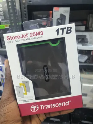 Transcend Storejet 25m3 1tb Portable Hard Drive