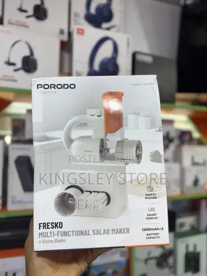 Porodo Lifestyle Fresko Multi-Functional Salad Maker With 4 Slicing