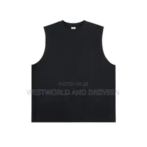 Black/Red Singlet Fashion Vest (Red)