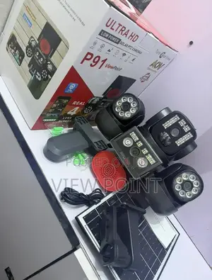 View Point 4-Lens Ai Solar Security Camera|4g Wireless Night Vision