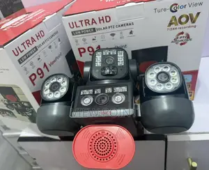 18mp View Point Ai Defender Camera –4-Lens Wireless Solar Surveillance