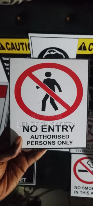 No Entry Authorized Person Only