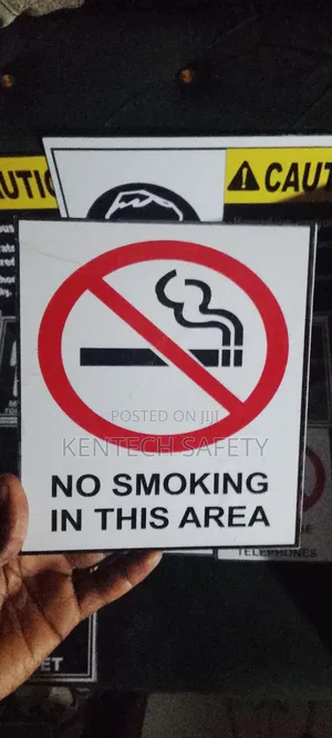No Smoking In This Area Signs