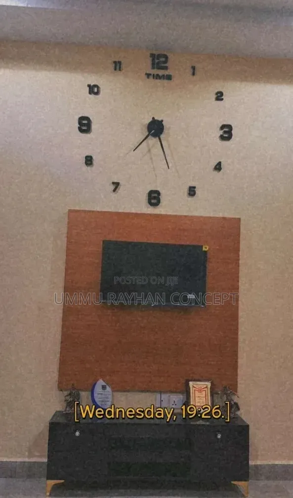 3d Decorative Wall Clock