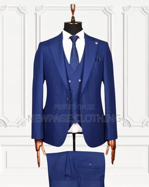 Premium Turkish 3-Piece Suits  Free Tie, Metal Cufflinks, or Socks