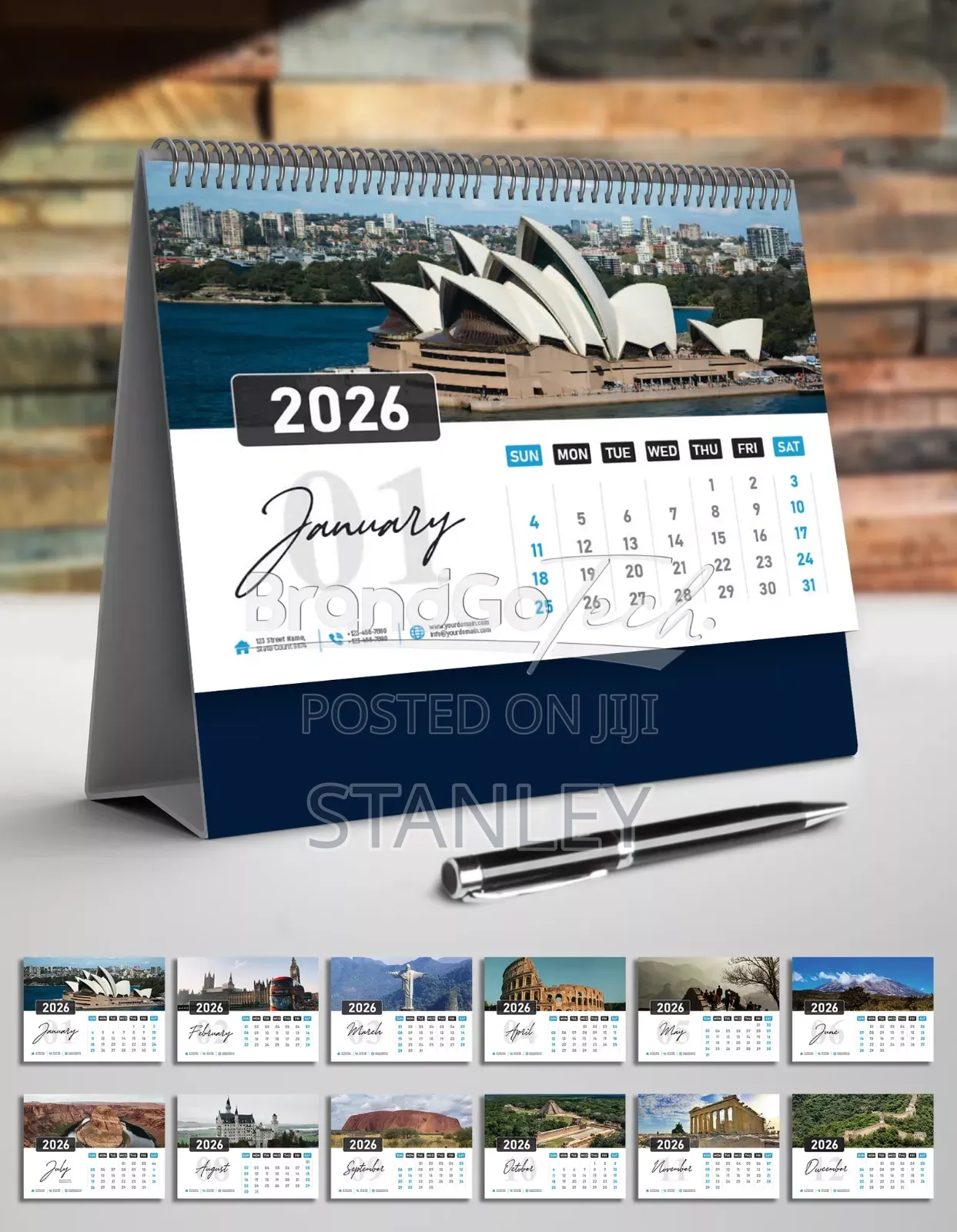 Table Top Calendar