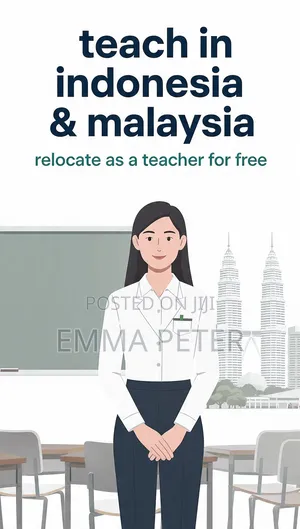 Teacher to Indonesia, Malaysia and the Middle East for Free