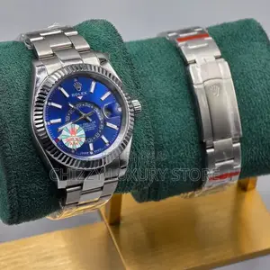 Rolex Authentic Quality Luxury Sky Dweller Automatic Engine Wristwatch