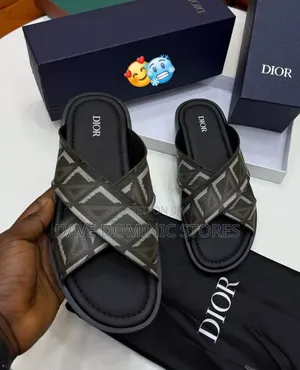Dior Oblique Slider Sandals