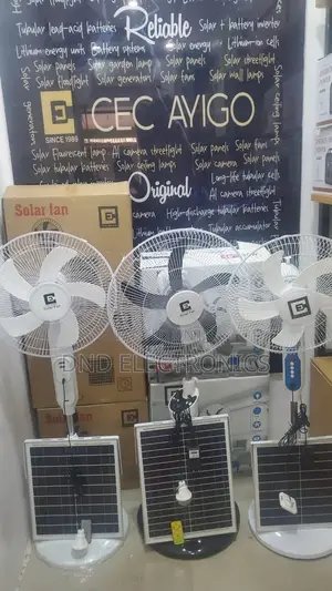 Solar Rechargeable Fan
