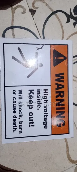 High Voltage Warning Signs 15.6inchx11.4inch