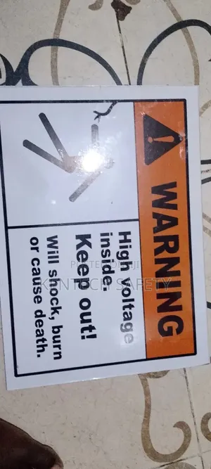 High Voltage Warning Signs 15.6inchx11.4inch