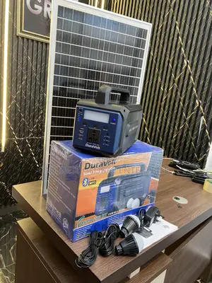 200w Duravolt Solar Generator With 50w Solar Panel Also With 2bulbs