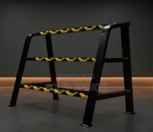Three-Step Commercial Dumbbell Stand