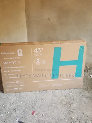 Hisense Quality 43" Smart Television With 2years Warranty