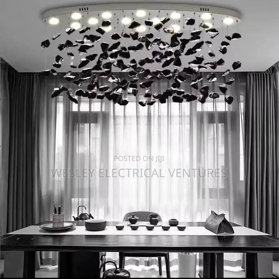 Crystal Stone  Drop Chandelier Light