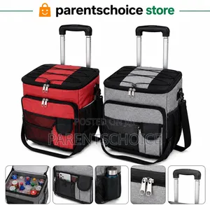 35l Large Capacity Foldable Insulated Rolling Cooler Bag