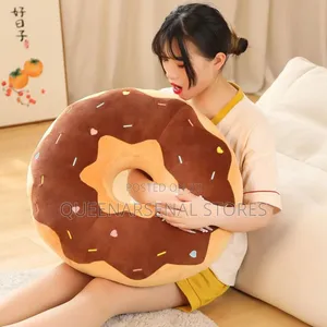 Doughnut Throw Pillow