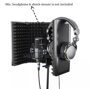 Professional 5 Door Microphone Isolation Shield