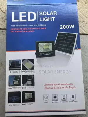 200watts Solar Water Resistance Flood Light With Remote Solar Panel
