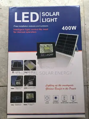 400watts Solar Water Resistance Flood Light With Remote Solar Panel