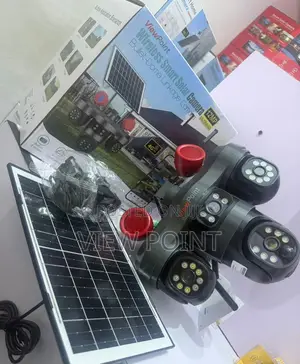 Viewpoint 12mp Solar PTZ Camera-3 Rotating Lenses, Ai Detection Alarm