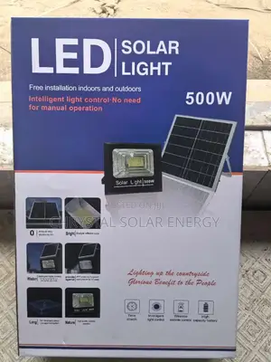500watts Solar Water Resistance Flood Light With Remote Solar Panel