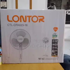 Lontor 16-Inch Non-Rechargeable Standing Fan 130w CTL-Cfa023-16