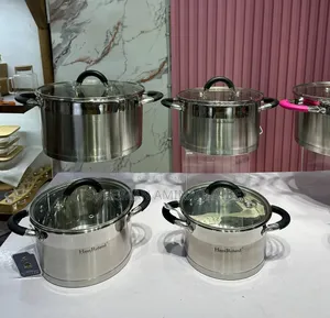 Stainless Steel Cookware Available In Two Colours
