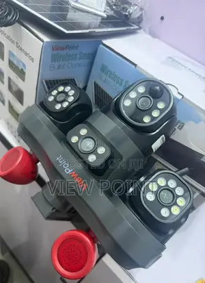View Point 12mp Triple Vision Camera – 3 Rotating Lenses Smart Alarm