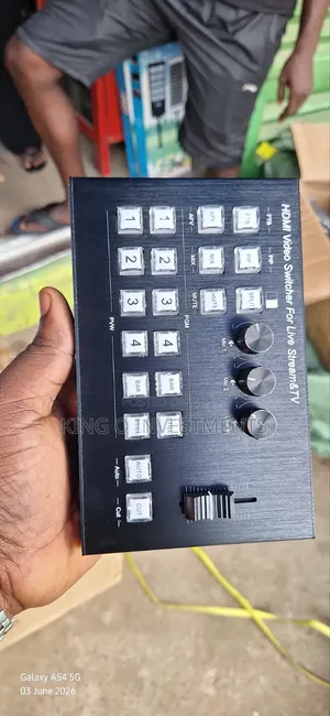 Sofly 4 Channel Video Switcher for Live Streaming