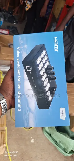 Sofly 4 Channel Video Switcher for Live Streaming