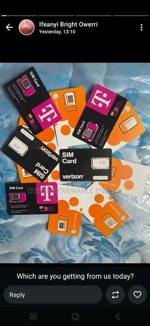 All Usa Sim Card T-Mobile, Verizon, at T