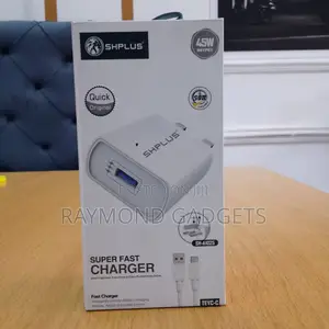 Shplus 45w Super Fast Charger Type-C Power Adapter Sh-A1025