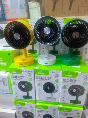 Electric Rechargeable Fan With Battery