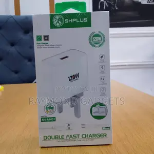 Shplus 120w Ultra Fast Charger With Usb-a to Micro Usb Cable Sh-A4001