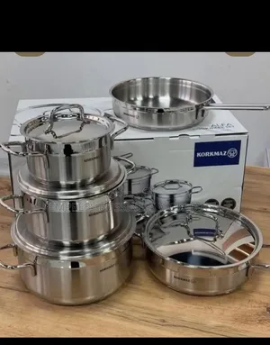 Korkmaz Quality Stainless Induction Pots Set