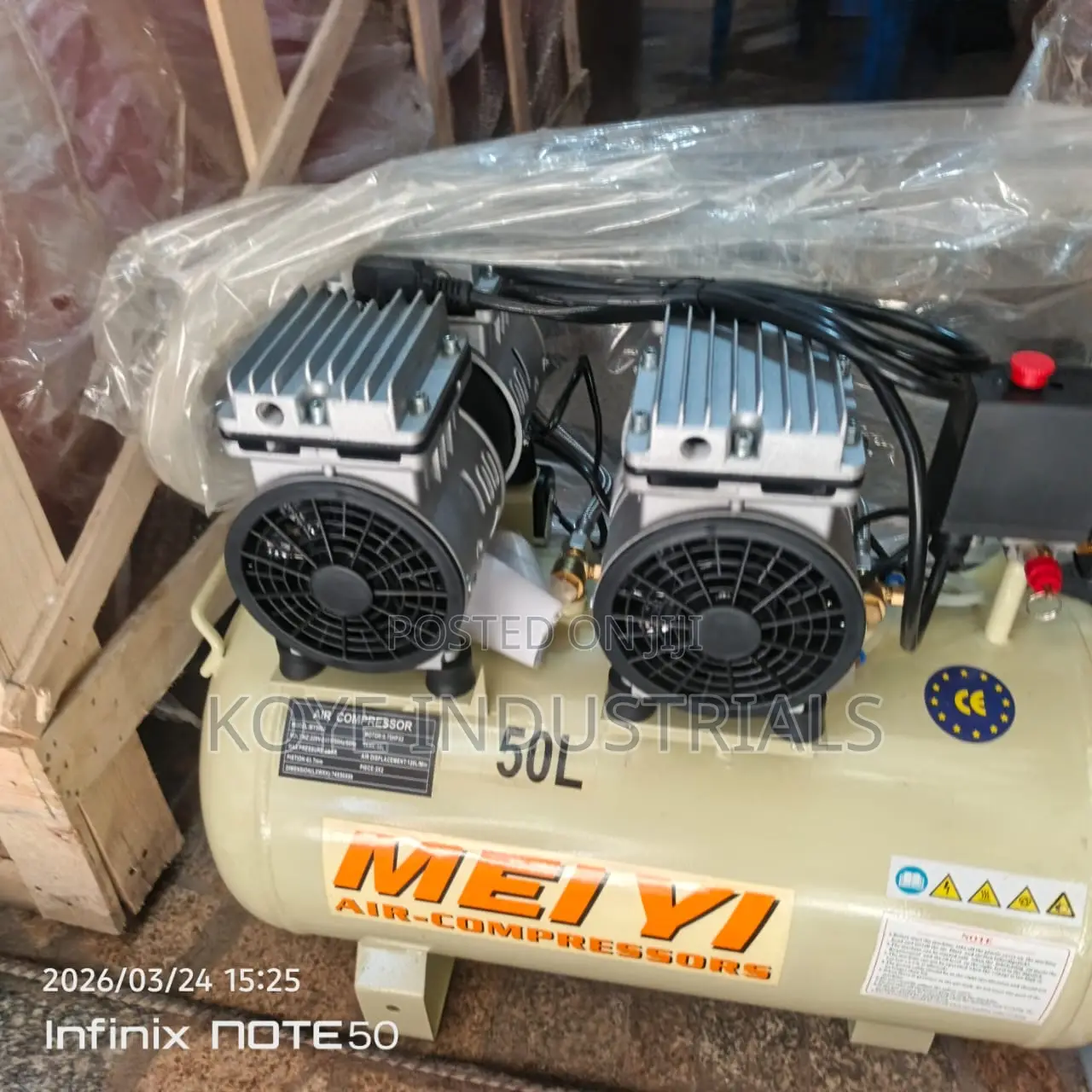 Double Head Air Compressor Machine
